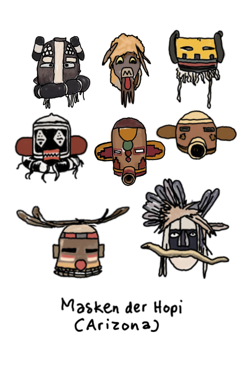 Masken der Hopi