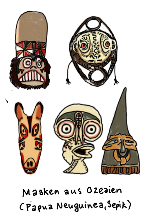 Masken aus Papua Neuguinea
