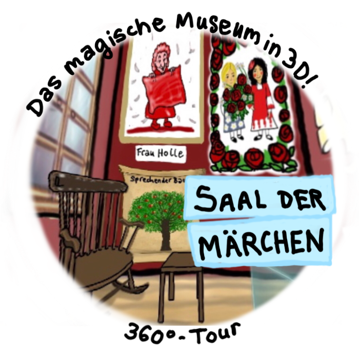 360-Grad-Tour durch den Saal der Märchen im magischen Museum