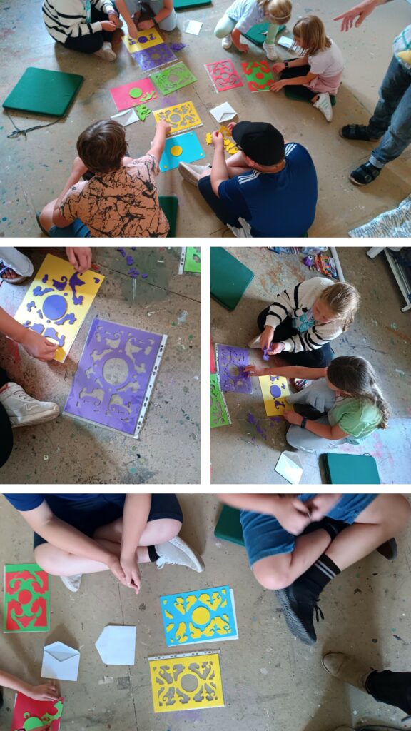 Die Schloss-Kids 2025 Ornament Puzzle aus Moosgummi im Atelier Repfennig